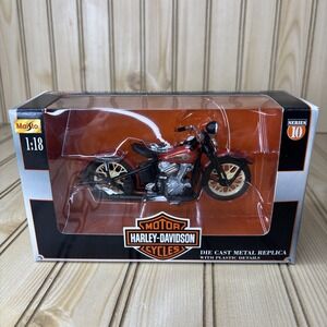Maisto 1:18 Harley-Davidson 1936 EL Knucklehead Motorcycle Series 10